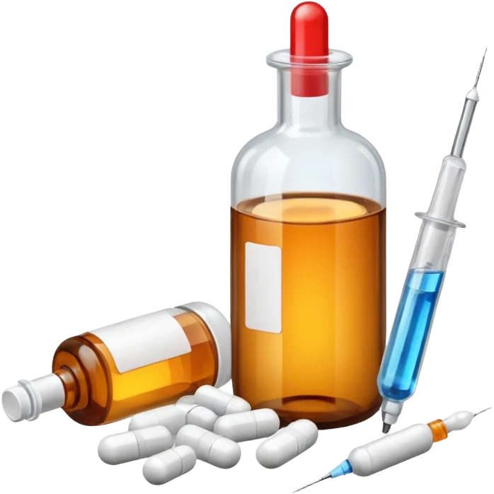 alcohol pills and drugs and serynge  emoji