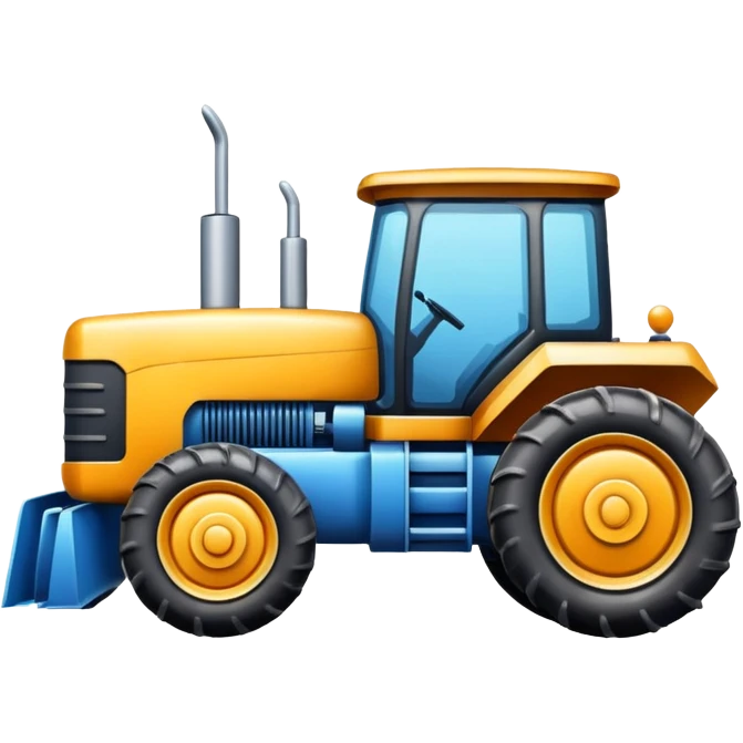 Tractor facut din puncte nu imagine emoji