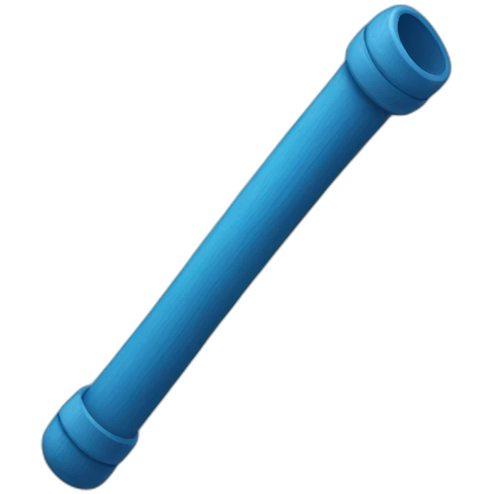Blue stick emoji
