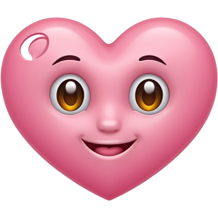 Licht roze hart emoji