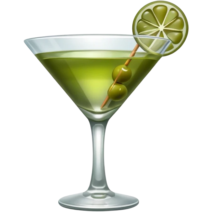 cute martini emoji