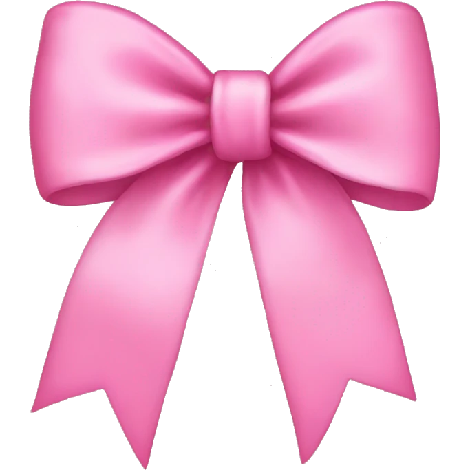 Pink bow emoji