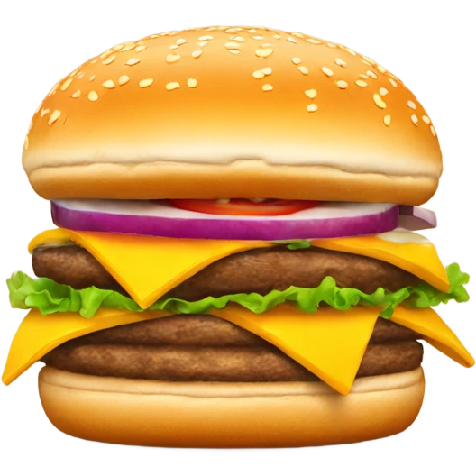 burger with frie emoji