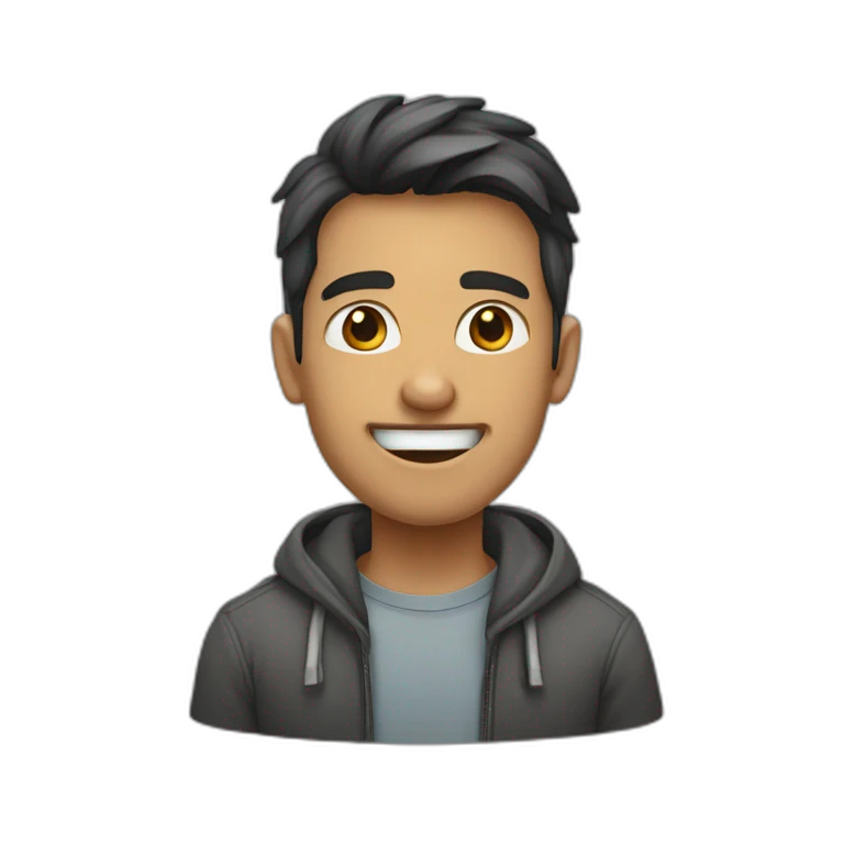 Hombre joven odontologo  emoji