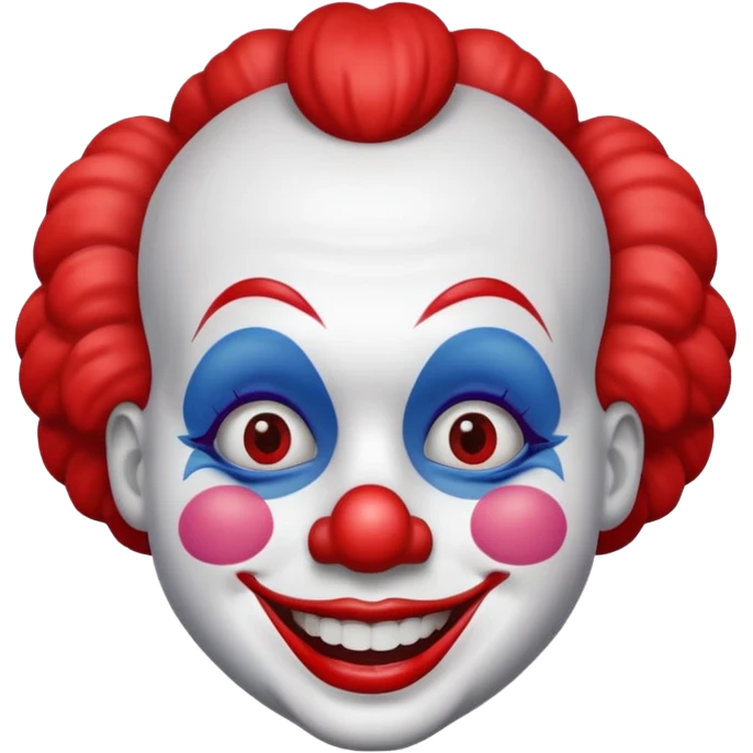 Clown big smile emoji