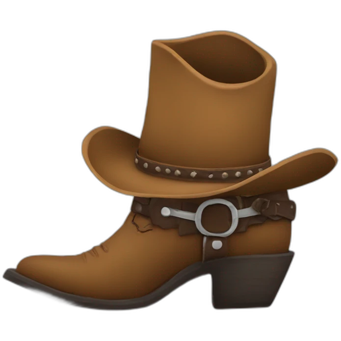 Botas cowboy emoji
