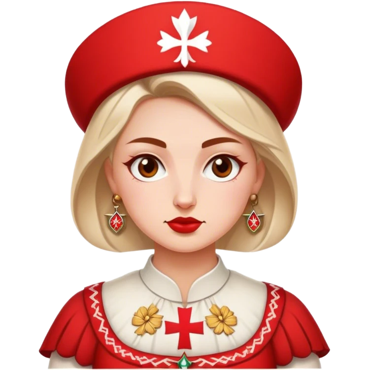 polish patriot woman nationalist emoji