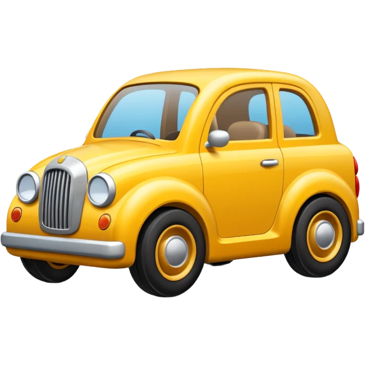 wooden car toy emoji