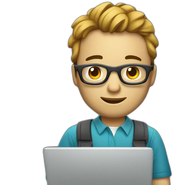 IT specialist with laptop emoji