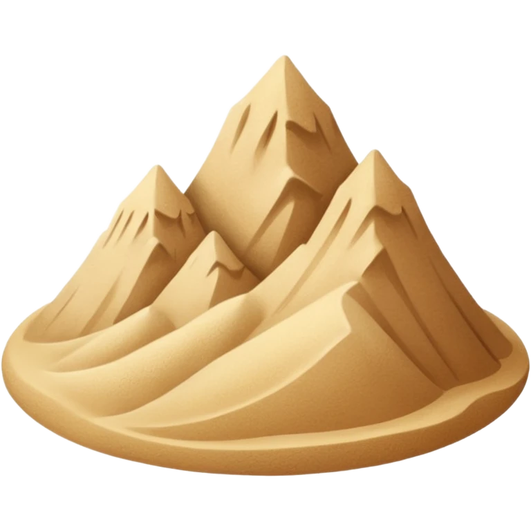 sand mountains emoji