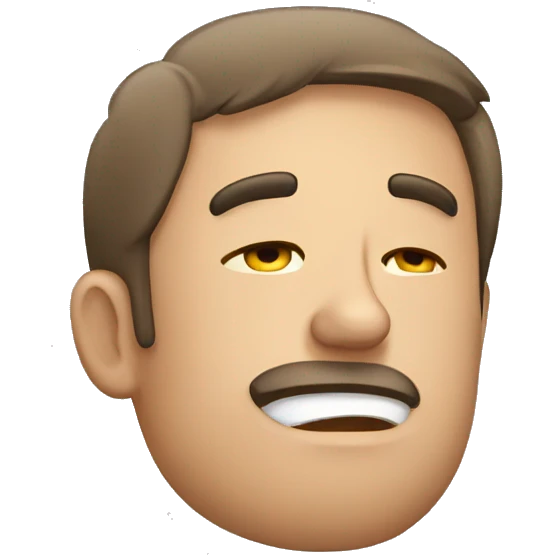 Sleepy guy emoji