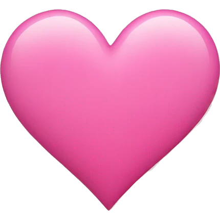 Pink heart emoji