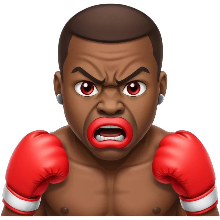 angry boxer emoji