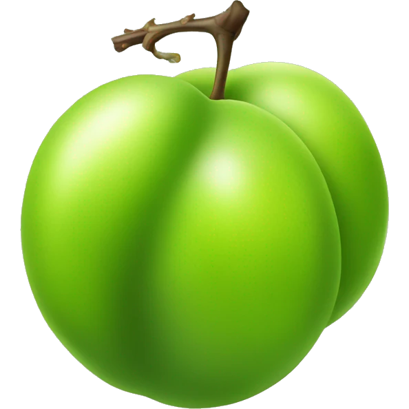 Korean Green Plum emoji