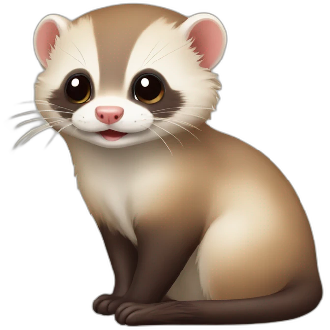 Furet trop mignon emoji