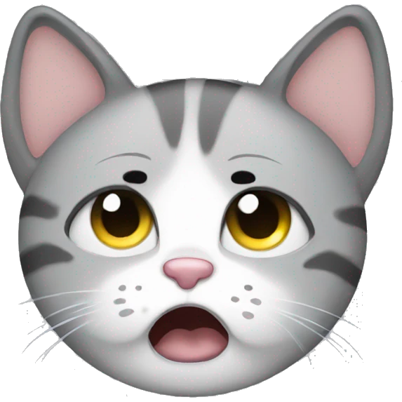 Crying cat emoji