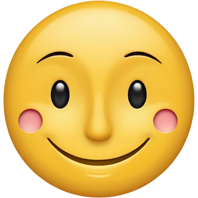smiley face with left eye as letter 'o', nose as letter 'j', right eye as sideways 'i' winking eye, playful and clear letters integrated into face emoji