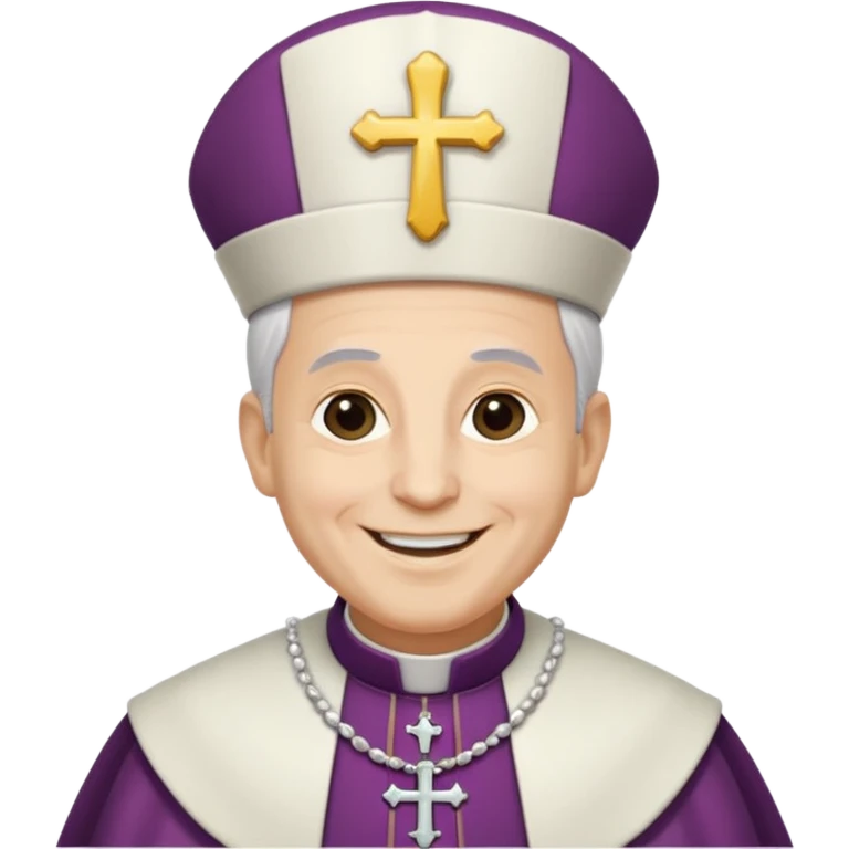Make me a archbishop zucchheto emoji