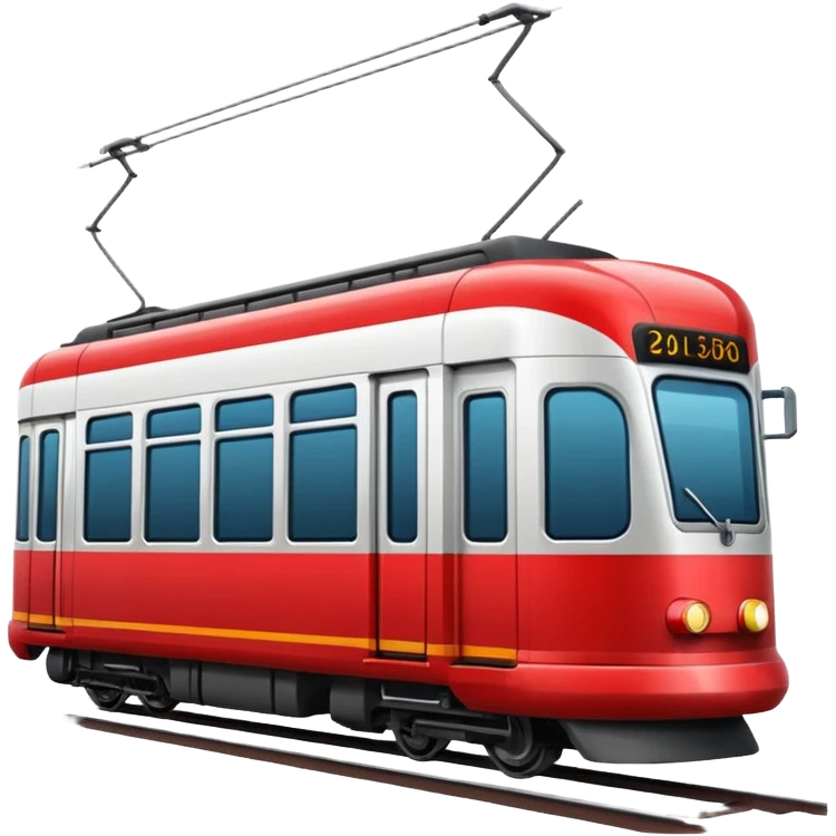 tram train red emoji
