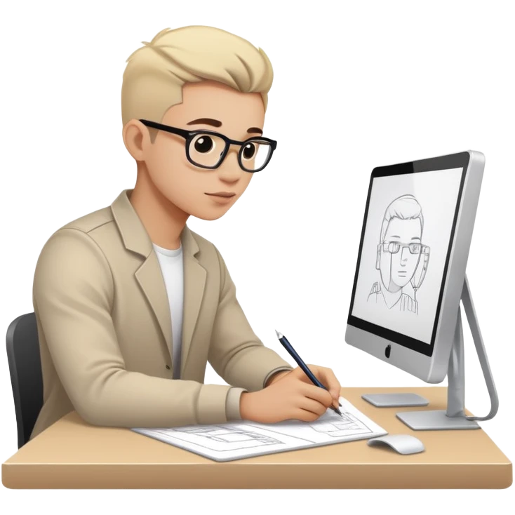 product designer at work emoji