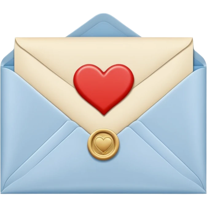 Love letter envelope emoji