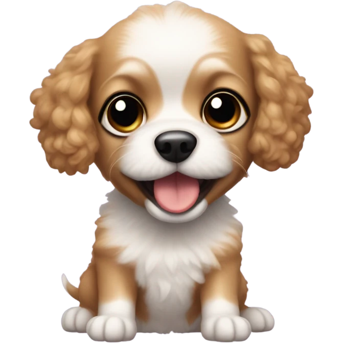 Chihuahua toy poodle puppy mix emoji