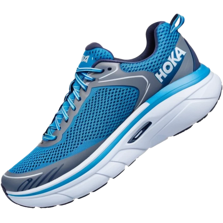 running shoe hoka bondi 9 emoji