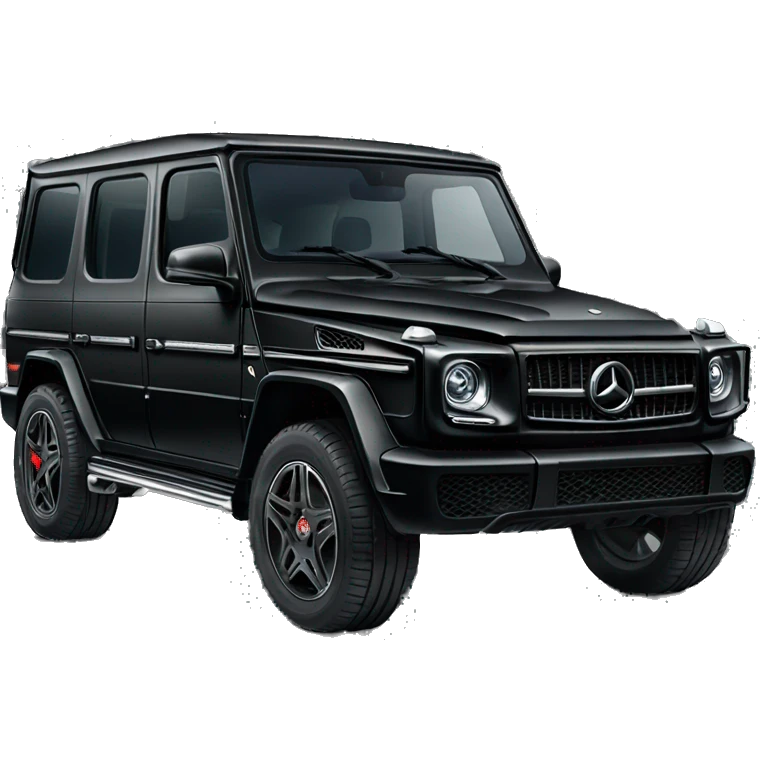 Black g wagon has name of mj on both of them emoji