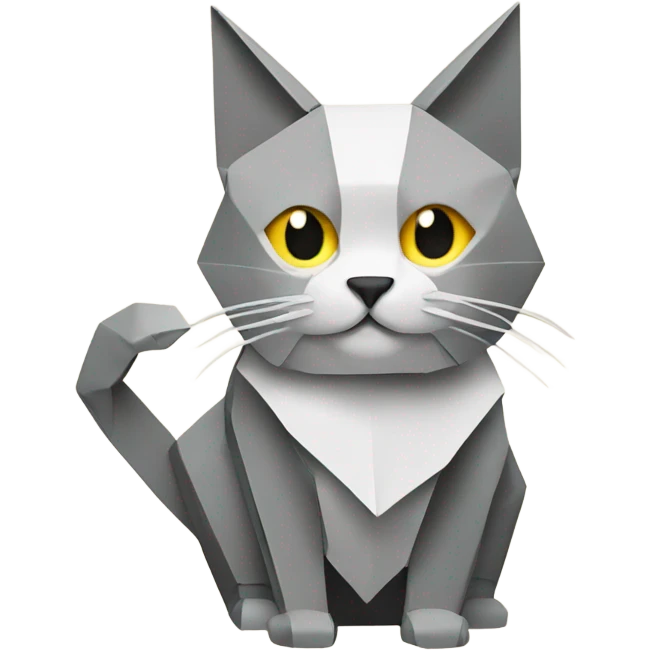 cat origami emoji