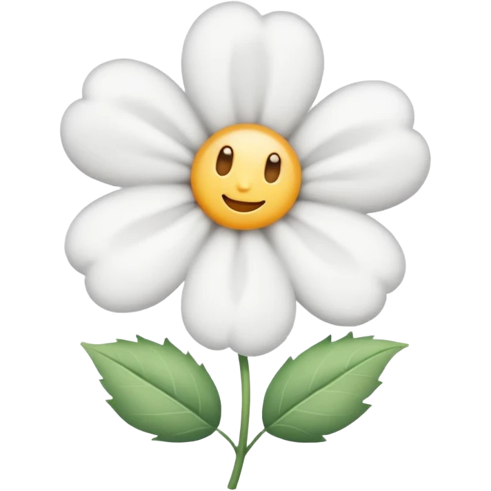 хлопок цветок emoji