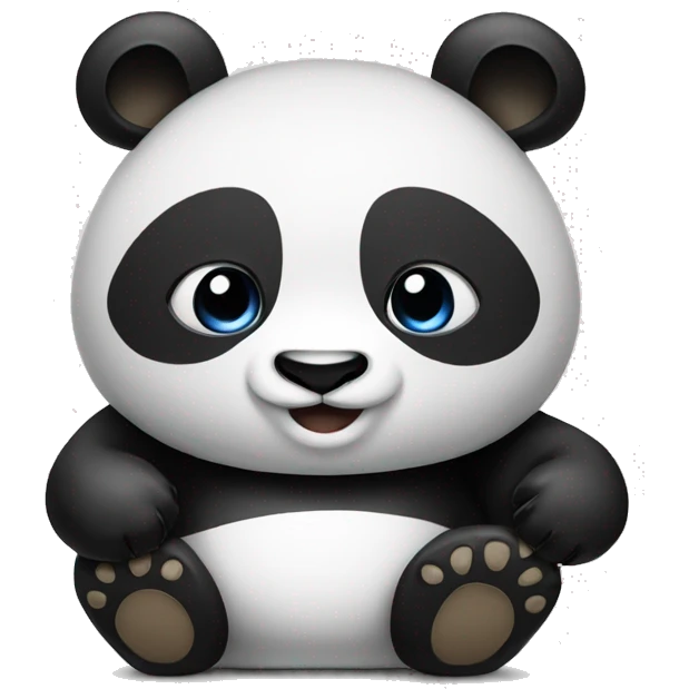 Panda with iPhone 16 emoji