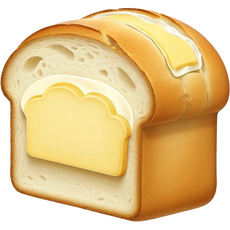 whire bread with butter emoji