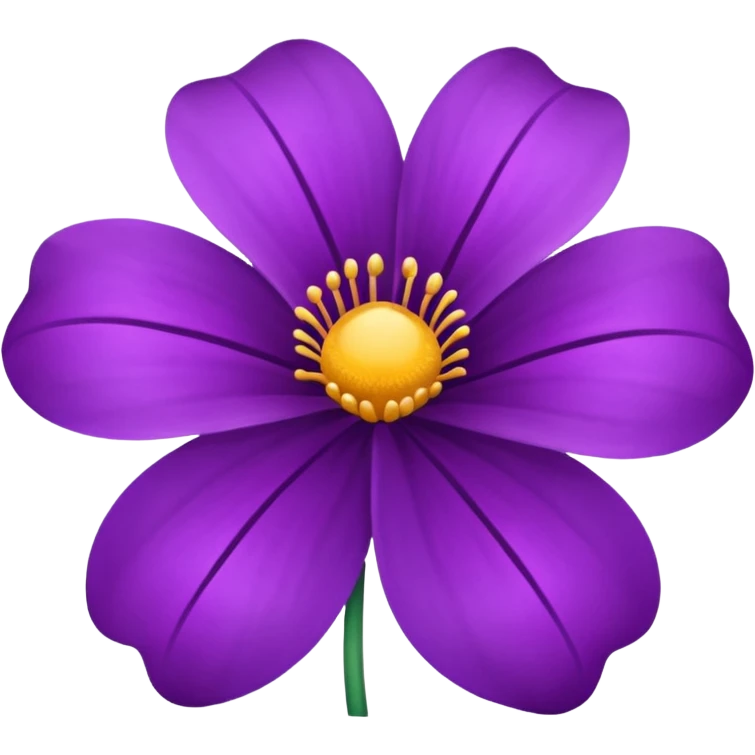 Purple flower emoji
