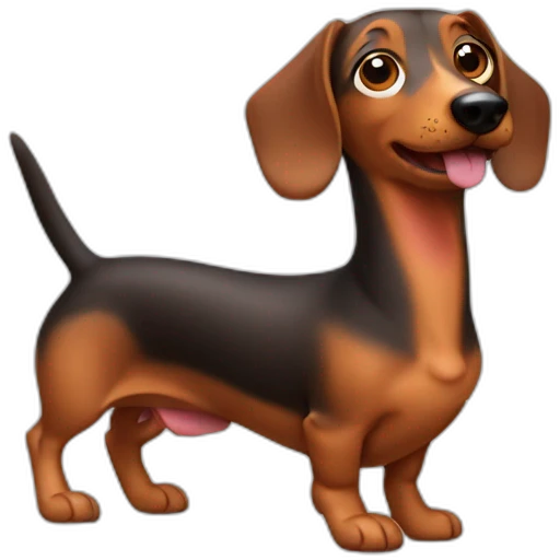 Sausage dog emoji