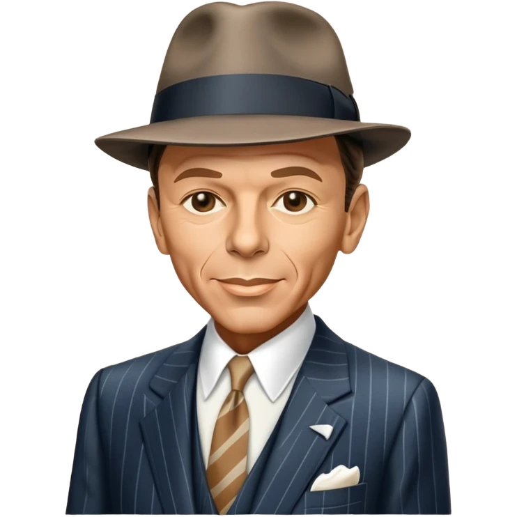 frank sinatatra pinstripe gangster emoji