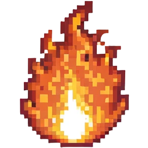 fire covering the entire screen emoji