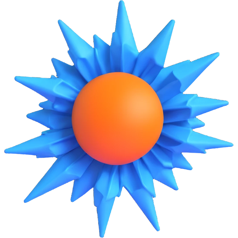 blue shockwave emoji