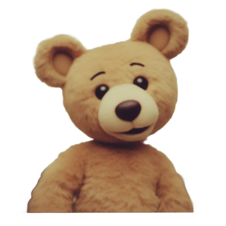 teddy bears party polaroid photo emoji