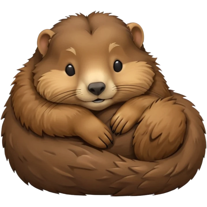 Marmotte sleeping emoji