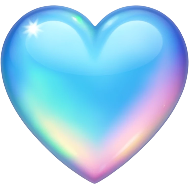 Opal heart emoji