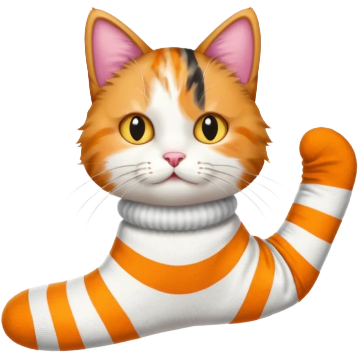 Cat with socks emoji