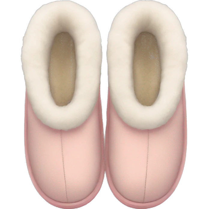 UGG slippers light pink emoji