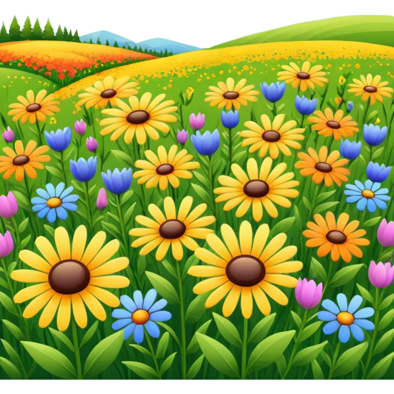 Wildflower Field emoji