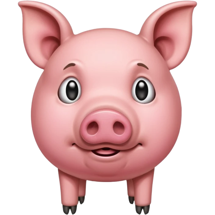Starving pig emoji