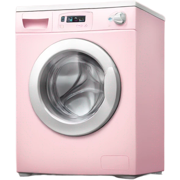 light pink washing machine  emoji