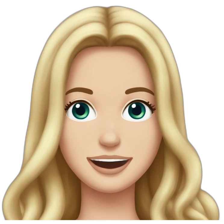 Lana del Rey cheering up over head emoji