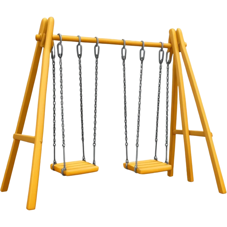 2 swings with no one on it emoji