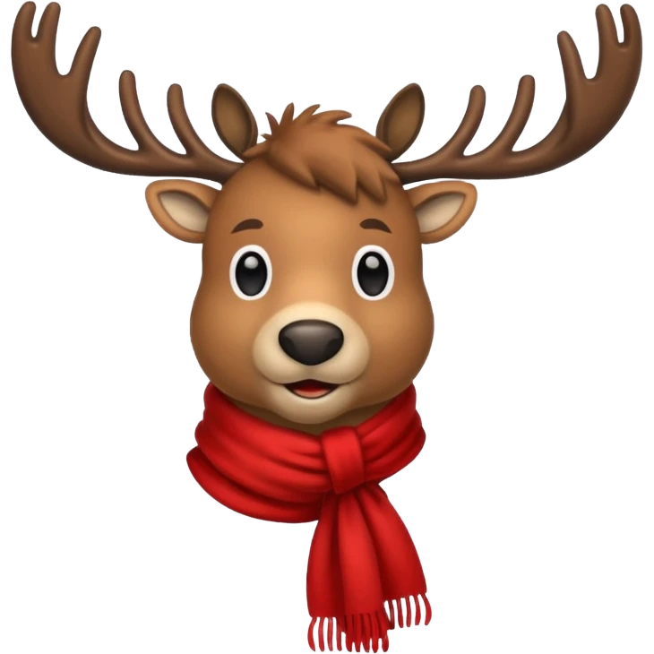 Spin reindeer from frozen emoji
