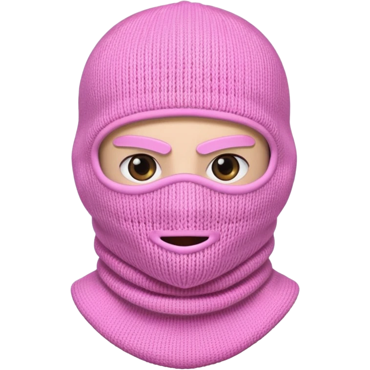 Ice-Pink Balaclava emoji