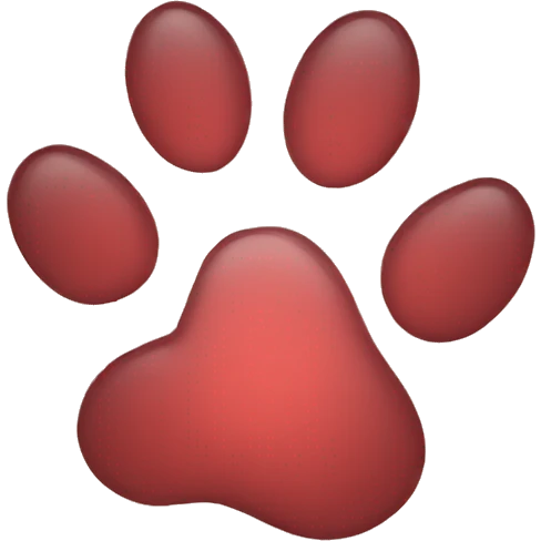 Heart paw emoji